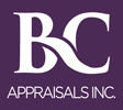 Real Estate Appraisal, Machinery & Equipment Appraisal and Consulting Firm BC Appraisals Inc. Logo